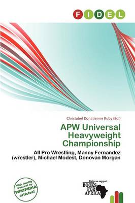 Cover of Apw Universal Heavyweight Championship