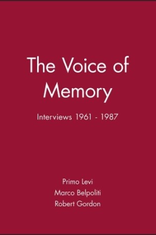 Cover of The Voice of Memory