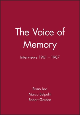 Book cover for The Voice of Memory