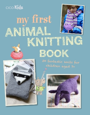 Book cover for My First Animal Knitting Book