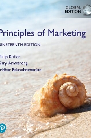 Cover of Principles of Marketing, Global Edition