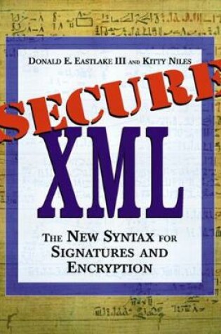 Cover of Secure XML