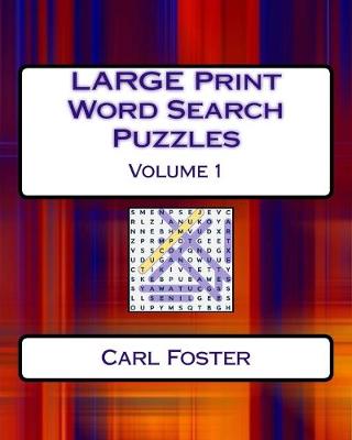 Book cover for LARGE Print Word Search Puzzles