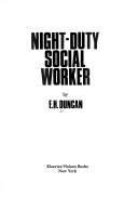 Book cover for Night Duty Social Wo