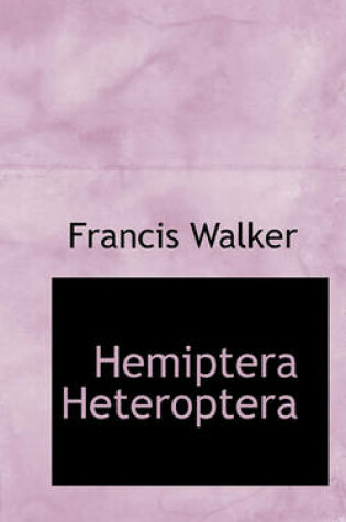 Cover of Hemiptera Heteroptera