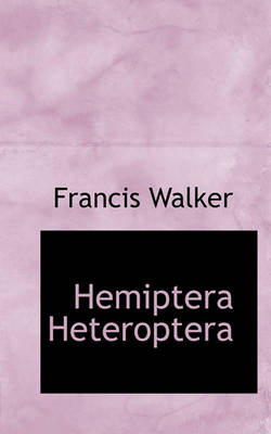 Book cover for Hemiptera Heteroptera
