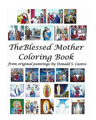 Book cover for The Blessed Mother Coloring Book