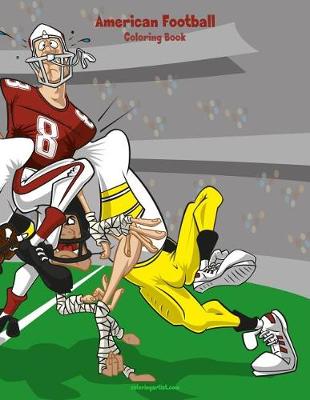 Cover of American Football Coloring Book 1