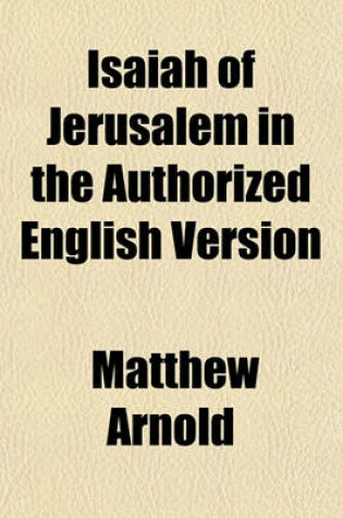 Cover of Isaiah of Jerusalem in the Authorized English Version