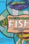 Book cover for Stained Glass Fish Adult Coloring Book