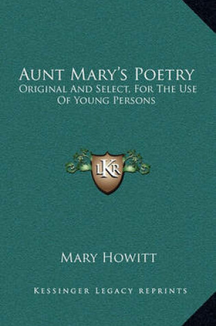 Cover of Aunt Mary's Poetry