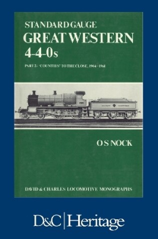 Cover of Standard Gauge Great Western 4-4-0s Part 2