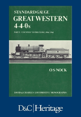 Book cover for Standard Gauge Great Western 4-4-0s Part 2