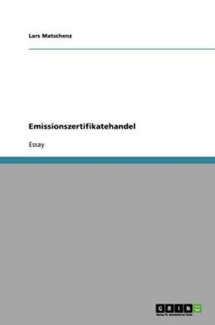 Cover of Emissionszertifikatehandel