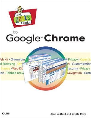 Book cover for Web Geek's Guide to Google Chrome