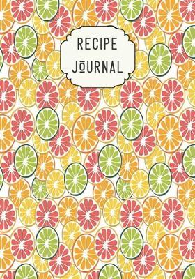 Book cover for recipe journal