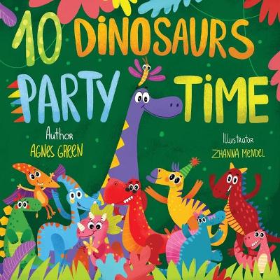 Book cover for 10 Dinosaurs Party Time