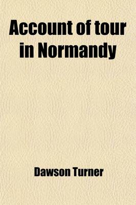 Book cover for Account of Tour in Normandy Volume 2