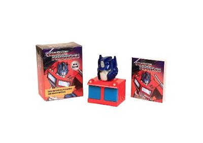 Book cover for Transformers: Light-Up Optimus Prime Bust and Illustrated Book