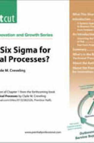 Cover of What Is Six SIGMA for Technical Processes? (Digital Short Cut)