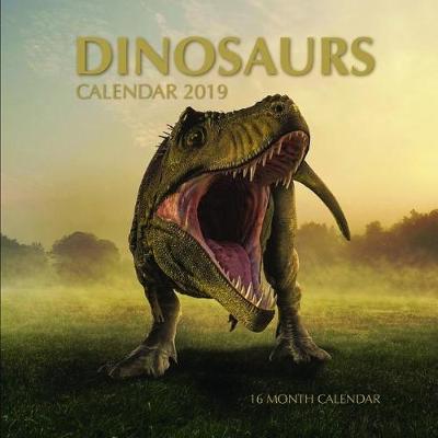 Book cover for Dinosaurs Calendar 2019