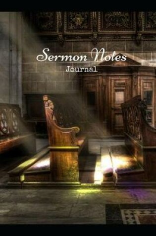 Cover of Sermon Journal Notebook