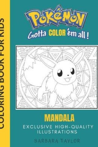 Cover of Pokemon Mandala Coloring Book for Kids