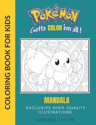 Book cover for Pokemon Mandala Coloring Book for Kids