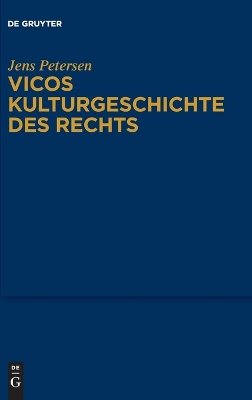 Book cover for Vicos Kulturgeschichte Des Rechts