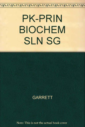 Book cover for Pk-Prin Biochem Sln Sg