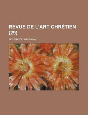 Book cover for Revue de L'Art Chretien (29)