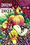 Book cover for Country Orange Pumpkin Indian Cord Autumn Gourds Cute 25 Month Weekly Planer Dated Calendar for Women