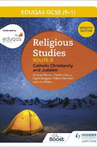 Cover of Eduqas GCSE (9-1) Religious Studies Route B: Catholic Christianity and Judaism (2022 updated edition)