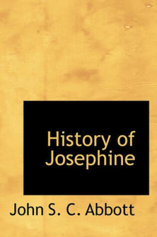 Cover of History of Josephine