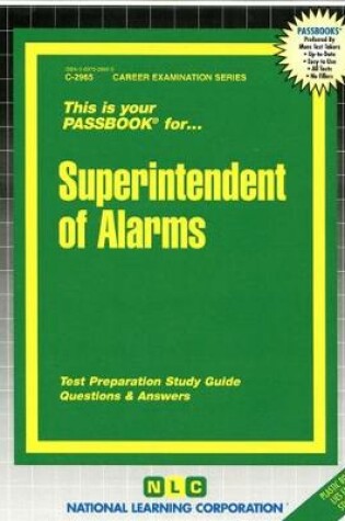 Cover of Superintendent of Alarms