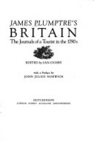 Cover of James Plumptre's Britain