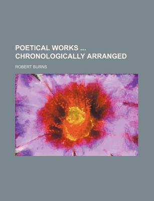 Book cover for Poetical Works Chronologically Arranged