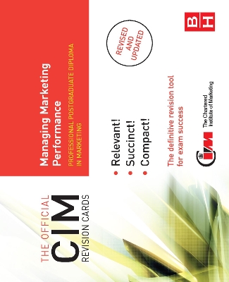 Cover of CIM Revision Cards Managing Marketing Performance