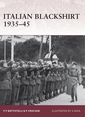 Book cover for Italian Blackshirt 1935-45