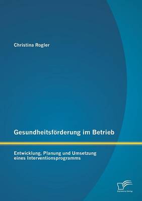 Book cover for Gesundheitsförderung im Betrieb