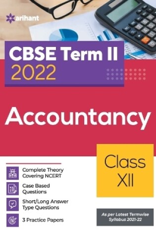 Cover of CBSE Term II Accountancy 12th