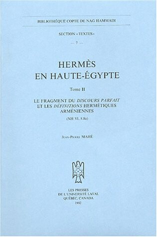 Cover of Hermes En Haute-Egypte. Tome II