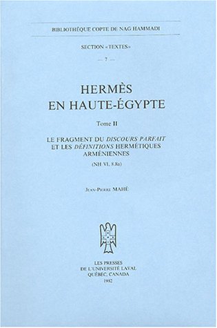 Book cover for Hermes En Haute-Egypte. Tome II