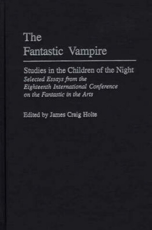 Cover of The Fantastic Vampire