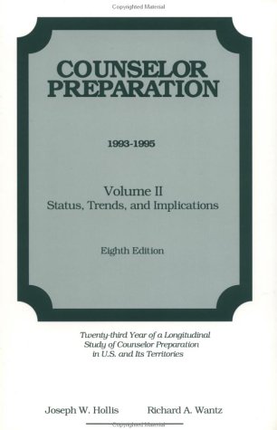 Cover of Counselor Preparation 1993-1995