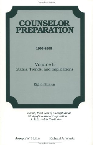 Book cover for Counselor Preparation 1993-1995