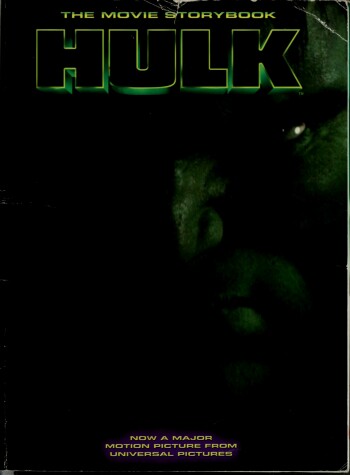 Book cover for The Hulk: The Movie Storybook