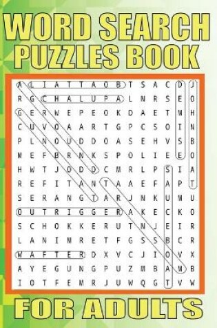 Cover of Word Search Puzzles Book For Adults