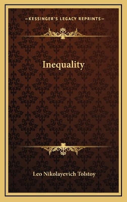 Book cover for Inequality