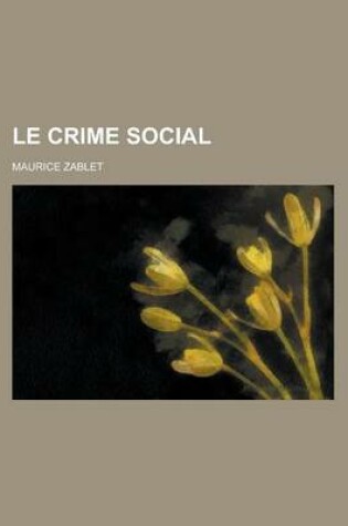 Cover of Le Crime Social